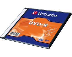 DVD-R Verbatim 4.7GB 16&times; Matt Silver 1 komad Slimcase 