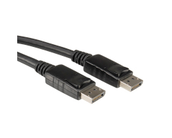 Roline VALUE DisplayPort kabel, DP-DP M/M, 3.0m, crni
