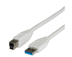 Roline VALUE USB3.0 kabel TIP A-B M/M, 1.8m