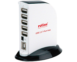Roline Hub 7-portni USB2.0 sa napajanjem, 0.5m