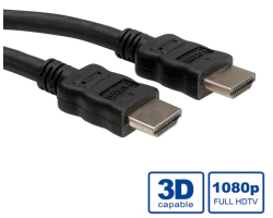 Roline HDMI kabel sa mrežom, HDMI M - HDMI M, 10m