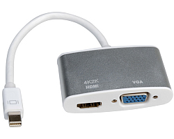 Roline adapter/kabel Mini DisplayPort - HDMI/VGA, M/F, 0.1m