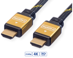 Roline GOLD HDMI kabel sa mrežom, M/M, 5.0m 