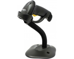 Zebra LS2208 1D laserski barcode čitač + stalak, USB, antracit