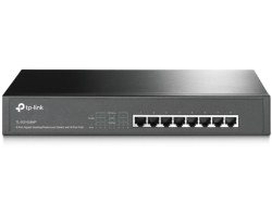 TP-Link 8-port Gigabit PoE+ preklopnik (Switch), 8&times;10/100/1000M RJ45 PoE ports, 802.3af/at, metalno kući&scaron;te, 1U 13" (153W)