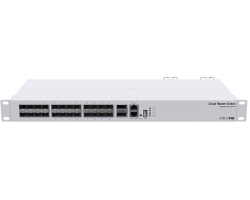 Mikrotik Cloud Router Switch CRS326-24S+2Q+RM, 2x40G QSFP+, 24&times;10G SFP+, 1xLAN, RouterOS L5 or SwitchOS (dual boot), 1U rackmount, Dual redundant PSU