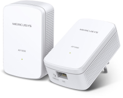 Mercusys AV1000 Powerline Gigabit mrežni adapter, 1000Mbps, HomePlug AV2 (duplo pakiranje) 