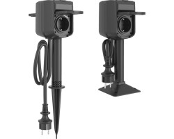 WOOX WiFi Smart dvosmjerna vanjska utičnica, 16A/3680W, WooxHome app, glasovna kontrola - Alexa &amp; Google Assistant (R6079)