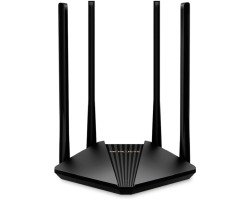 Mercusys AC1200 bežični usmjerivač (Dual-Band Router) 300Mbps/867Mbps (2.4GHz/5GHz), 802.11 b/g/n/ac/a, 2&times;G-LAN, 1&times;G-WAN, MU-MIMO, 4&times;5dBi fiksne omni-direkcione antene