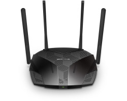 Mercusys MR70X AC1800X bežični usmjerivač (Dual-Band WiFi6 Router) 574Mbps/1201Mbps (2.4GHz/5GHz), 802.11ax/ac/a/b/g/n, 3&times;G-LAN, 1&times;G-WAN, MU-MIMO, 4&times;5 dBi fiksne omni-direkcione antene