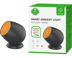 WOOX WiFi Smart LED ambijentalna stolna svijetiljka RGB+CCT, 2.2W, 210lm, 3000K-6000K, Amazon Alexa i Google Assistant (R5145)
