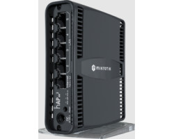 Mikrotik hAP ax2,Wi-Fi 6, C52iG-5HaxD2HaxD-TC, Quad-Core 864MHz CPU, 1GB RAM, 5&times;Gbit LAN (1&times;Gbit LAN PoE OUT), 2.4GHz/5GHz 802.11ax, Dual Chain wireless, RouterOS L4, desktop/tower kući&scaron;te, PSU