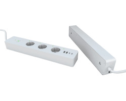 WOOX WiFi Smart multi-utičnica, 3&times;strujna utičnica, 2&times;USB-A, 2&times;USB-C punjač, WooxHome app, glasovna kontrola - Alexa &amp; Google Assistant, 1.5m (R6132)