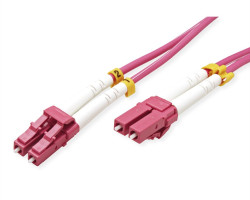 Roline VALUE optički kabel 50/125µm LC/LC Duplex, OM4, 7.0m, ljubičasti