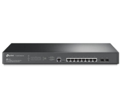 TP-Link Omada JetStream 8-port 2.5Gbit L2+ upravljiv PoE+ preklopnik (Switch), 8&times;2.5G RJ45 PoE+, 2&times;10G SFP+, RJ45/Micro-USB Console port, 1U 19" rack mount (240W)