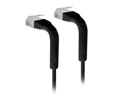 Ubiquiti UniFi Ethernet Patch Cable 0,22m, Cat6, crni