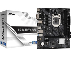 ASRock MB H510M-HDV/M.2 SE, S.1200, DDR4/3200MHz, PCIe 4.0, SATA3, G-LAN, VGA/DVI-D/HDMI, mATX