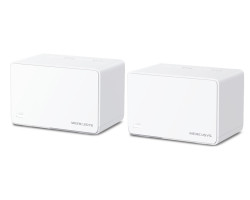 Mercusys Halo H80X(2-Pack) AX3000 Whole Home Mesh WiFi 6, Dual-Band 574Mbps/2402Mbps (2.4GHz/5GHz), 802.11ax/n/b/g 2.4 GHz - 802.11ax/ac/n/a 5 GHz, 3&times;G-LAN, Mercusys app
