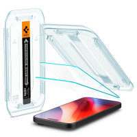 Spigen Glass tR EZ Fit 2 Pack, transparency - iPhone 17/16 Pro / 17 (AGL07928)