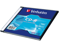 CD-R Verbatim 700MB 52&times; Datalife/Extra Protection 1 komad Slimcase